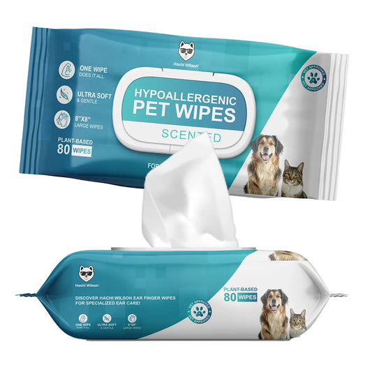 "U" Pet Cleaning Wipes 60ct Soft Gentle 24/cs