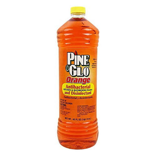 Pine Glo Antibacterial & Disinfectant Cleaner 40oz-Orange 12/cs