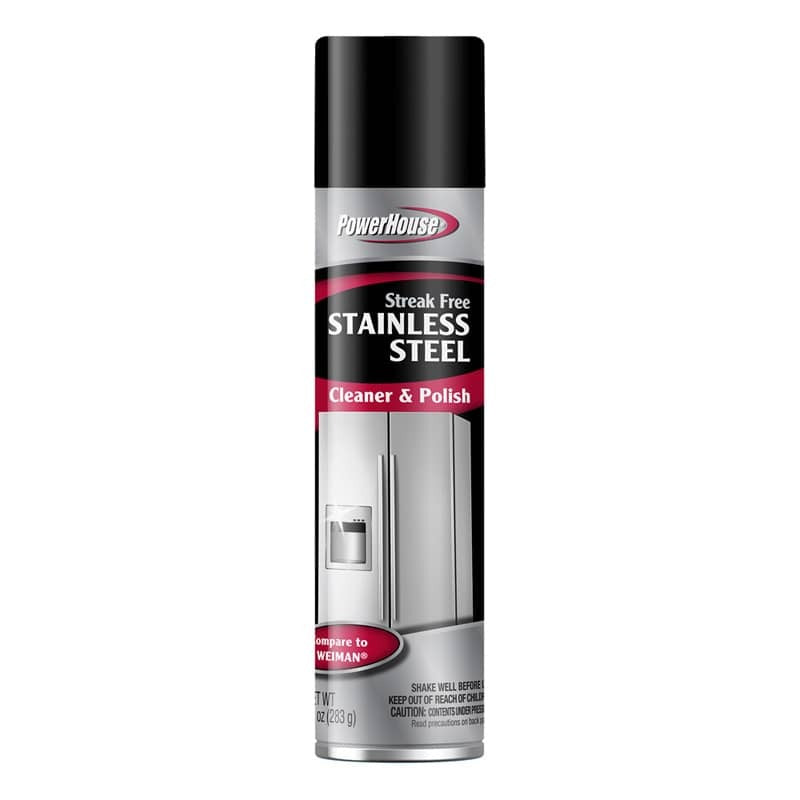 Power House 8oz Stainless Steel Cleaner -Clean & Polish 12/cs