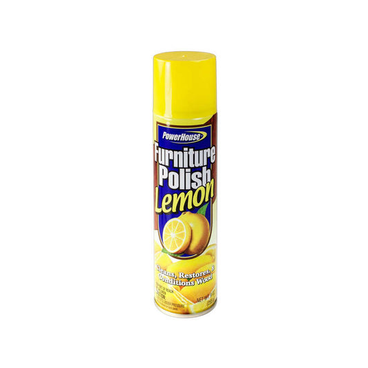 Power House Furniture Polish 9oz-Lemon 12/cs