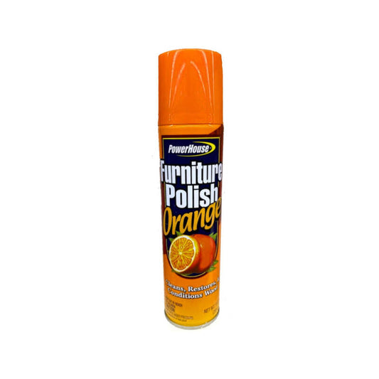 Power House Furniture Polish 9oz-Orange 12/cs
