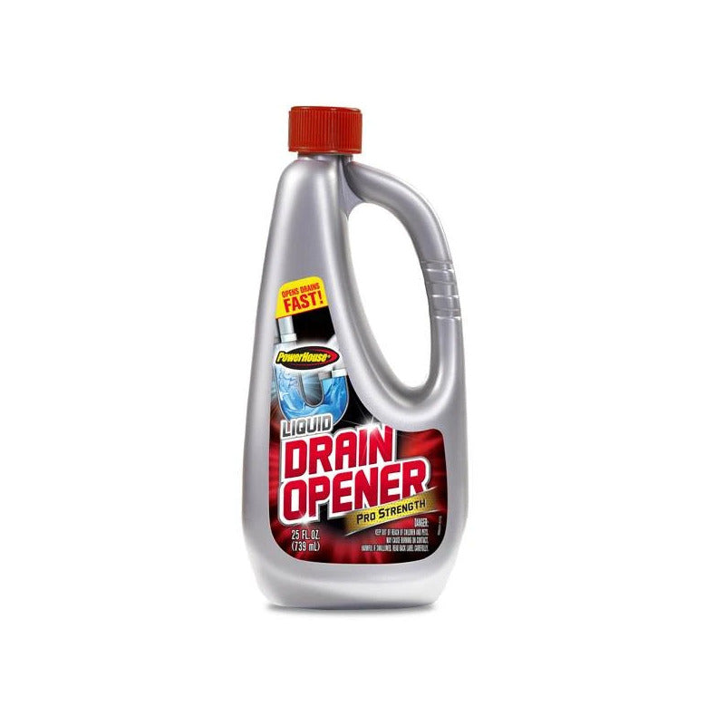power house Drain Opener 25oz; 12/cs
