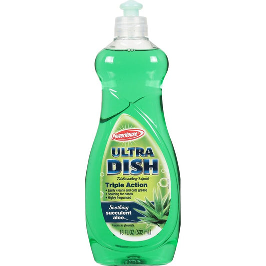 Power House Ultra Dish Liquid 25oz - Succulent Aloe 12/cs