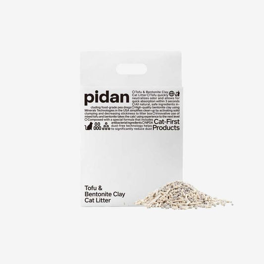 Pidan 5.29lb Tofu & Bentonite Clay Litter; 4/cs