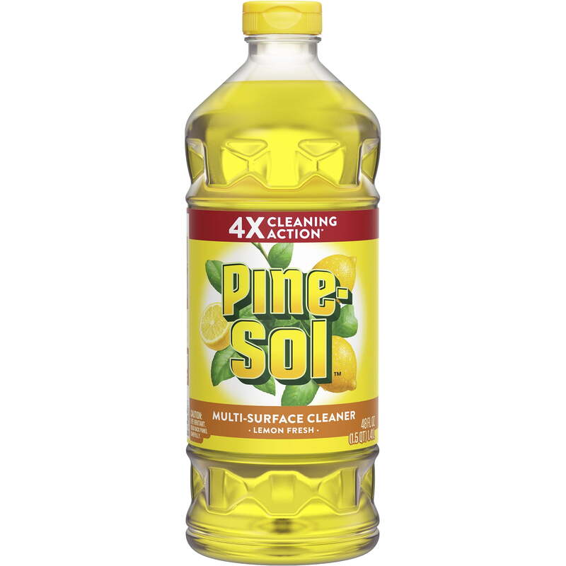 Pine Sol Cleaner 48oz-Lemon 8/cs