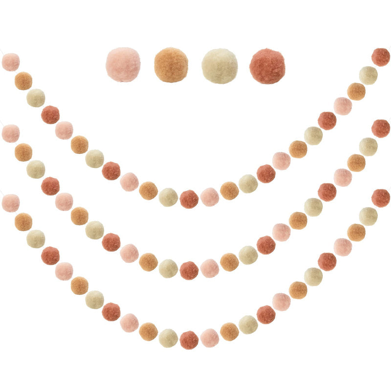 9' Small Ball Die-Cut Garland Asstd.; 36/cs
