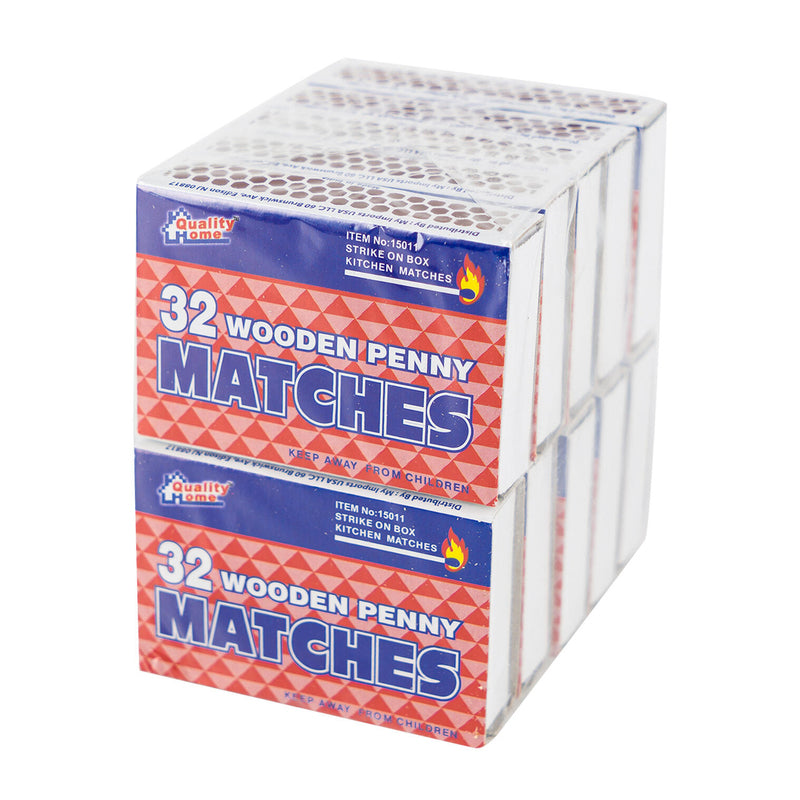 10pk 32ct Penny Matches 48/cs