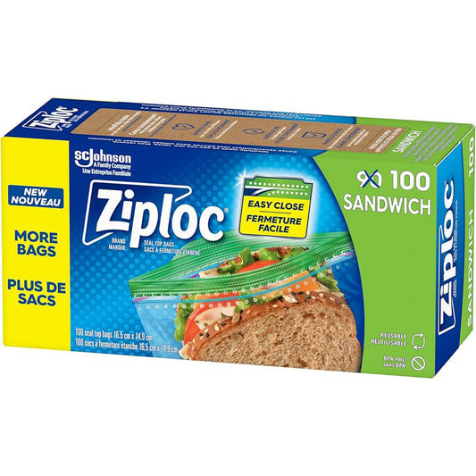 Cavalier 50CT Snack Bags 6.5'x3.5' 24/cs