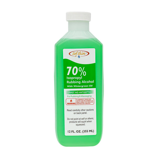 70% Med Pride Alcohol 12oz-Wineter Green 24/cs