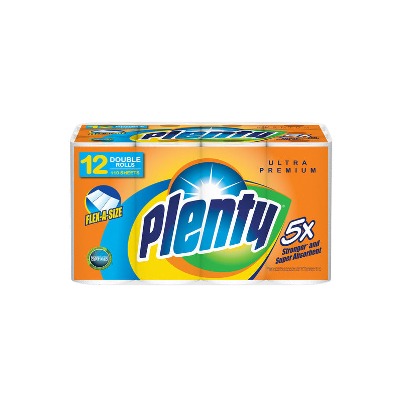 PLENTY 110-2-ply Paper Towel Select Size 12/BD