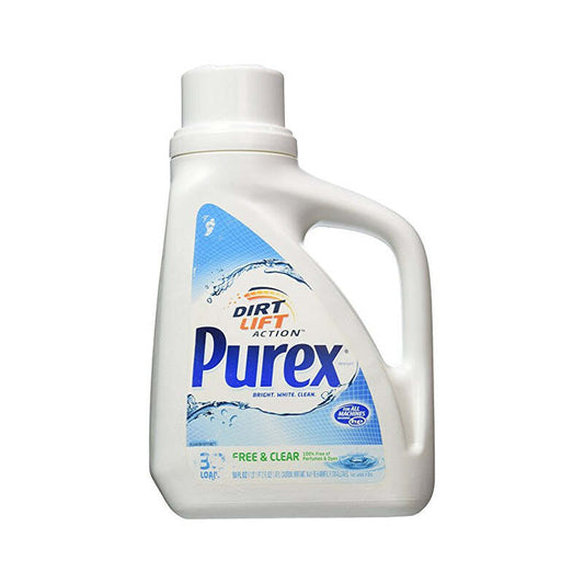 Purex Ultra HE Detergent 50oz -Free & Clear 6/cs