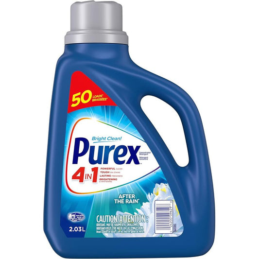 Purex Ultra HE Detergent 2.03L(65oz) 4 In 1 -After The Rain 6/cs