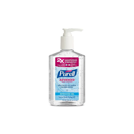 Purell Hand Sanitizer Reg 8 oz -Advanced Natural 12/cs