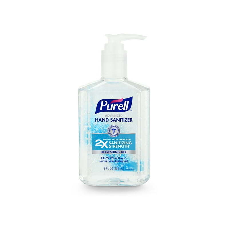 Purell Hand Sanitizer Reg 8 oz -Refreshing 12/cs