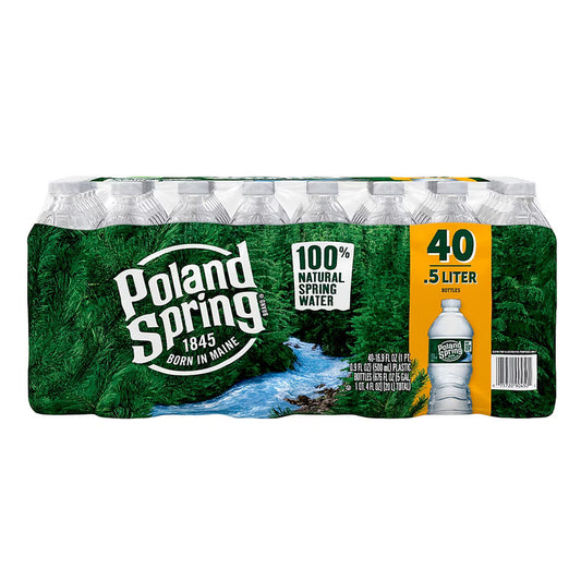 Poland Spring Water 500ML--16oz; 40/pk