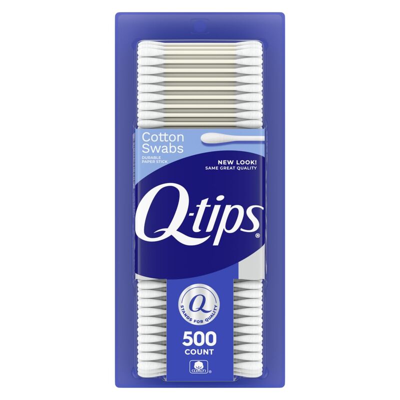 Q-Tips 500ct; 8/16/cs