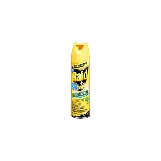 Raid Ant & Roach Killer 17.5oz-Lemon Scent 12/cs