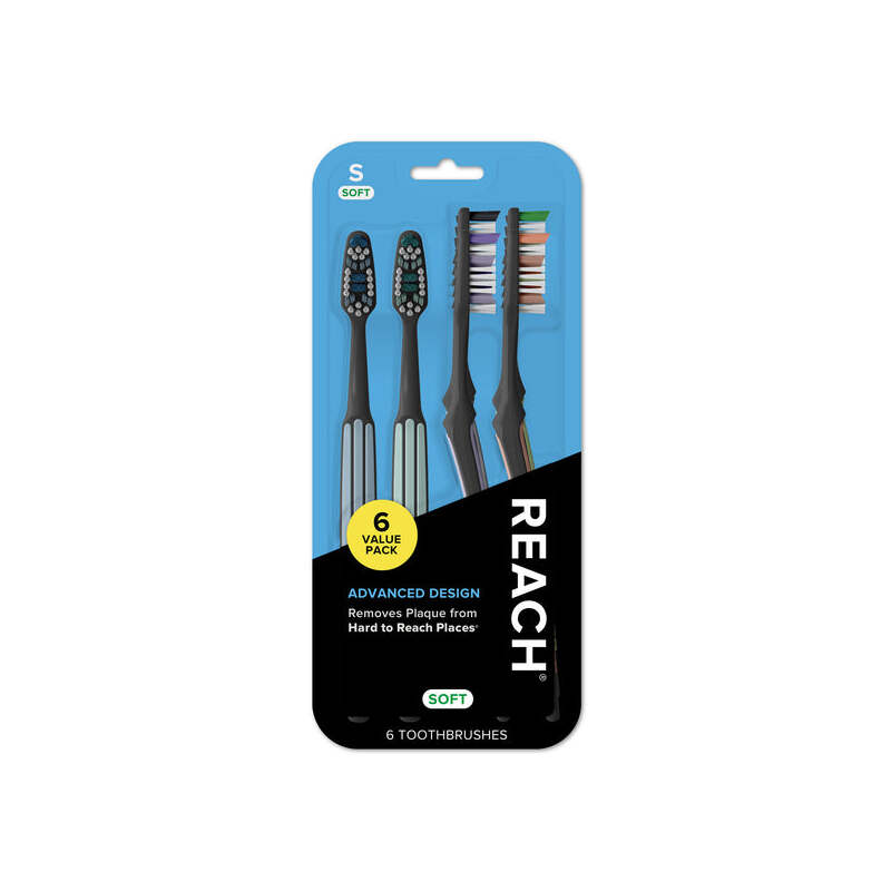 Reach T/B Advance Design Adult 2ct-Soft 12/72/cs
