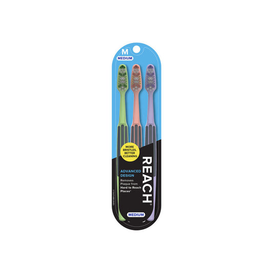 Reach Tooth Brush-Medium (12/72/cs)