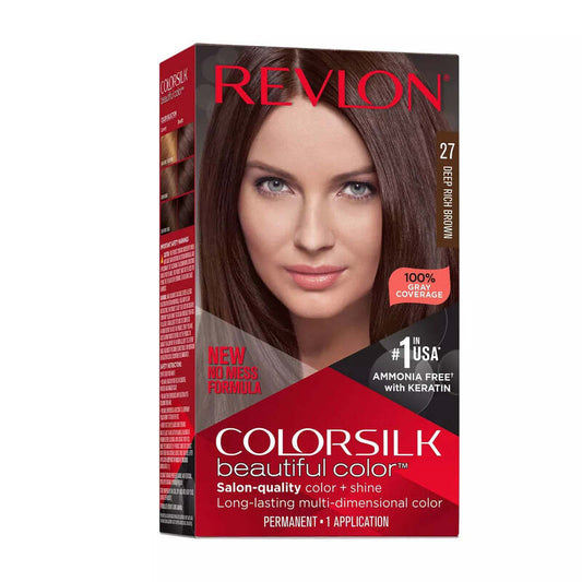 Revlon ColorSilk -Deep Rich Brown (#27) 12/cs