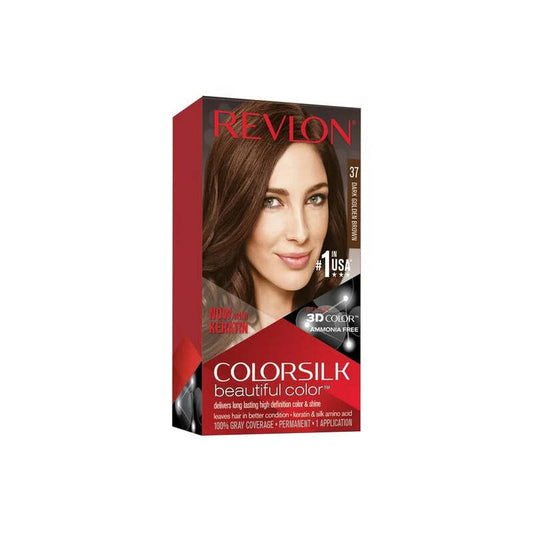 Revlon ColorSilk -Dark Golden Brown(#37) 12/cs