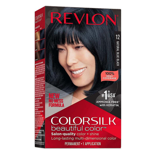 Revlon ColorSilk - Natural Blue Black(#12) 12/cs