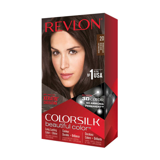 Revlon ColorSilk - Brown Black(#20) 12/cs