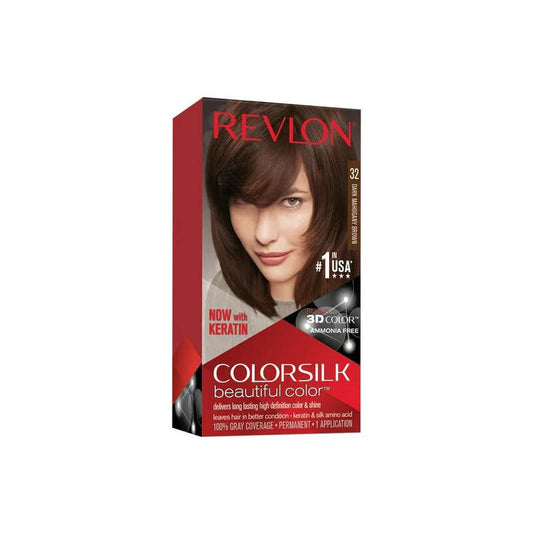 Revlon ColorSilk -Dark Mahogany Brown(#32) 12/cs