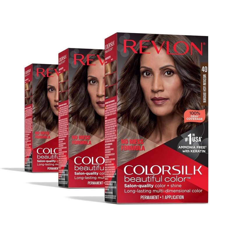 Revlon ColorSilk -Medium Ash Brown (#40) 12/cs