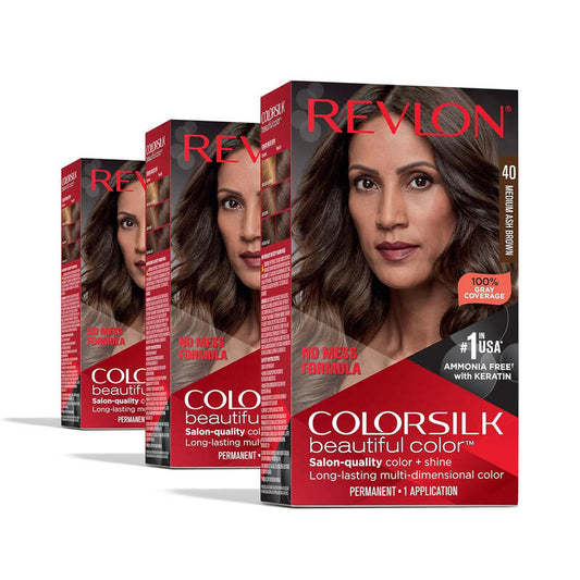 Revlon ColorSilk -Medium Ash Brown (#40) 12/cs