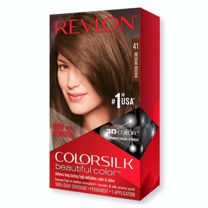 Revlon ColorSilk -Medium Brown (#41) 12/cs