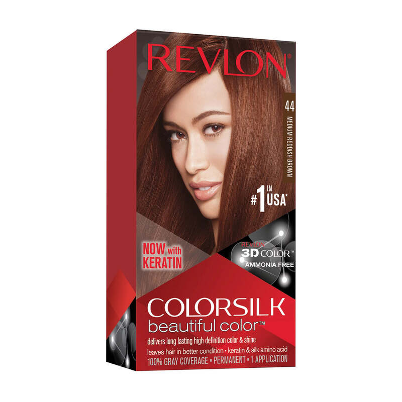 Revlon ColorSilk -Medium Red Brown(#44) 12/cs