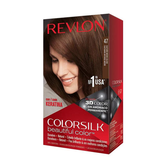 Revlon ColorSilk -Medium Rich Brown (#47) 12/cs