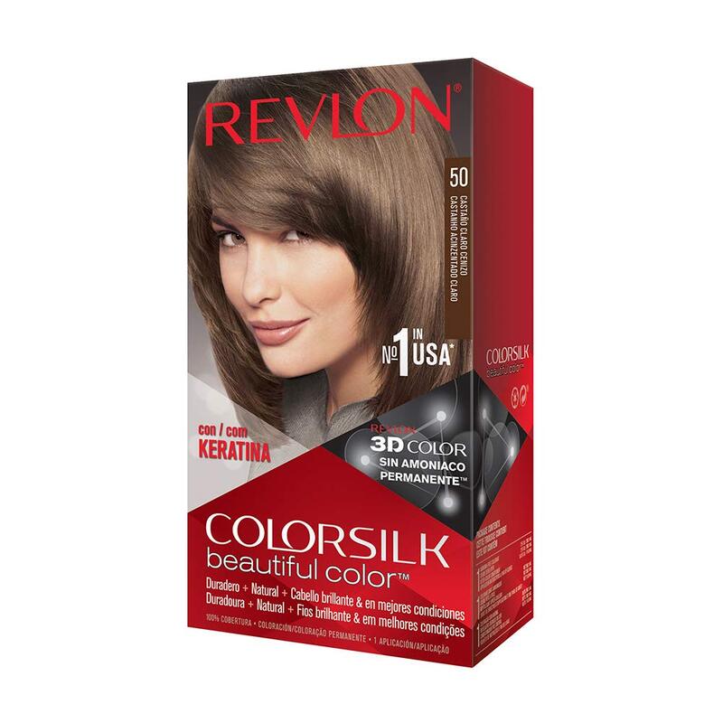 Revlon ColorSilk-Light Ash Brown(#50) 12/cs