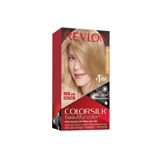 Revlon ColorSilk -Medium Ash Blonde (#70) 12/cs