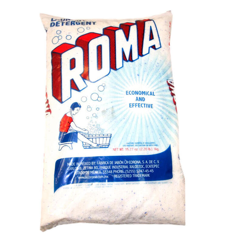 Roma Detergent Powder 1kg (2.2Lb); 18/cs