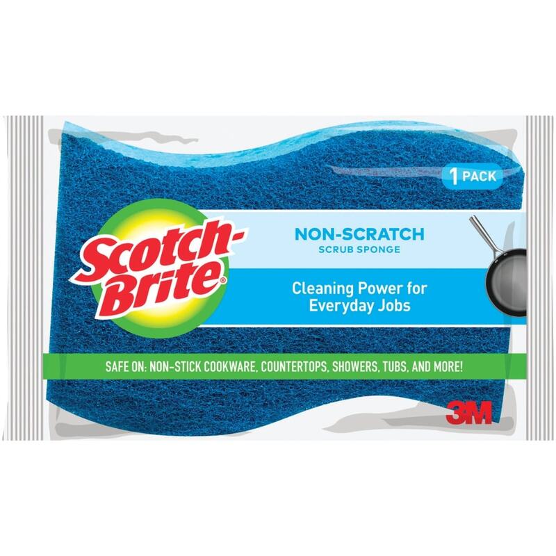 Scotch Brite Scrub Sponge 1ct-Non Scratch 24/PK