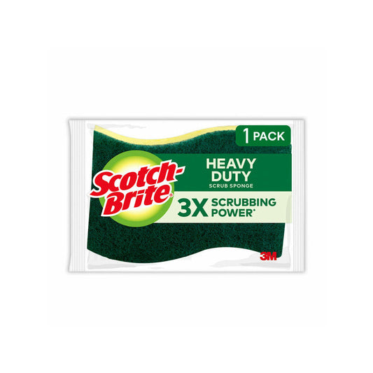 Scotch Brite Scrub Sponge 1ct-Heavy Duty 24/PK