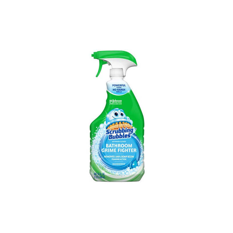 Scrubbing Bubbles 32oz-Bathroom Grime Fighter-Rain Shower 8/cs