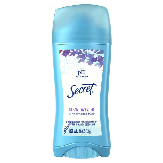 Secret Deodorant 2.6oz-Clean Lavender 12/cs