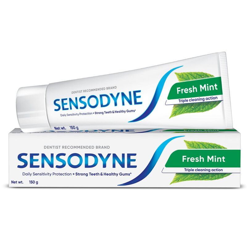 Sensodyne T/P 150g(5.29oz)- Fresh Mint 12/72/cs