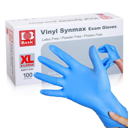 SAFE GARD Vinyl GLoves 100ct-XLarge 10/cs