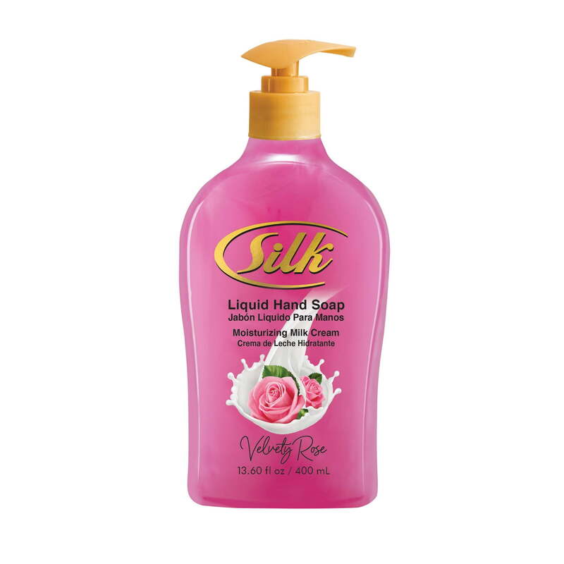 SILK Handsoap 13.6oz-Rose (Pink) 18/cs