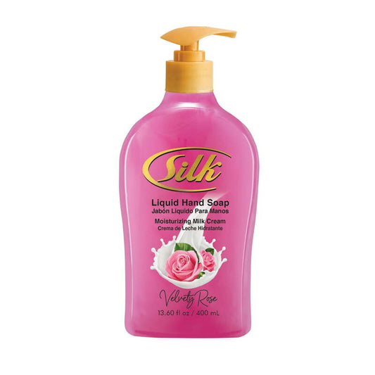 SILK Handsoap 13.6oz-Rose (Pink) 18/cs