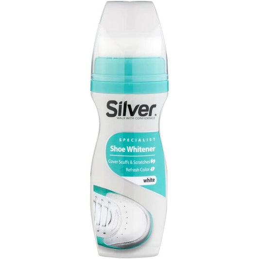 Silver 75ml Shoe Polisher- White (12/96/cs)