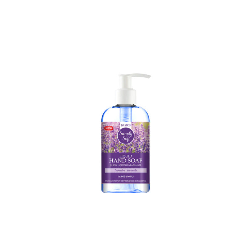 Simply soft Hand Soap 16.9oz -Lavender 12/cs