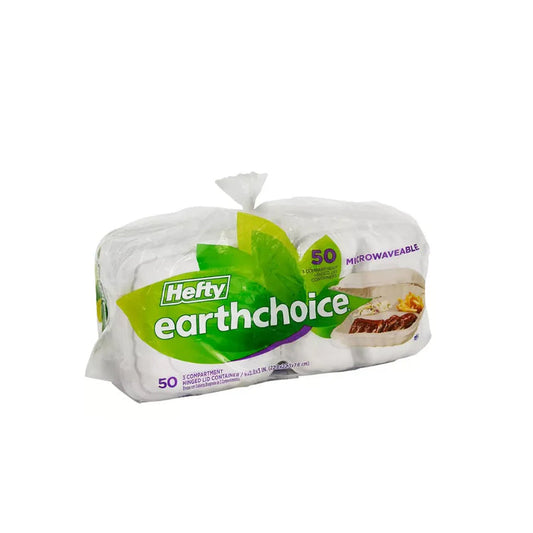 Smart Choice 9" Plastic Plate 50ct (Microwave) -White 12/cs