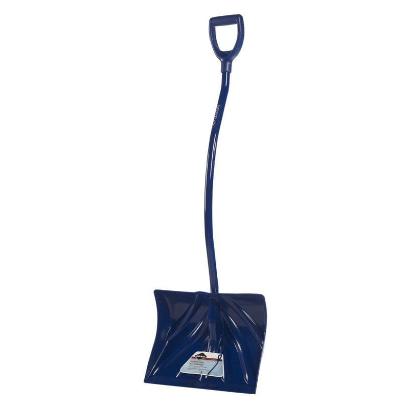 35' Iron Handle Snow Shovel Poly -Black 12/cs