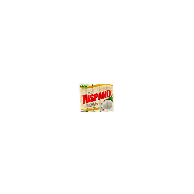 Hispano Soap pasta 5ct Square-Coconut 10/cs