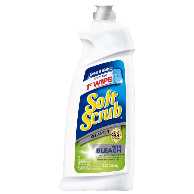Soft Scrub Cleanser 24oz-Bleach 8/cs